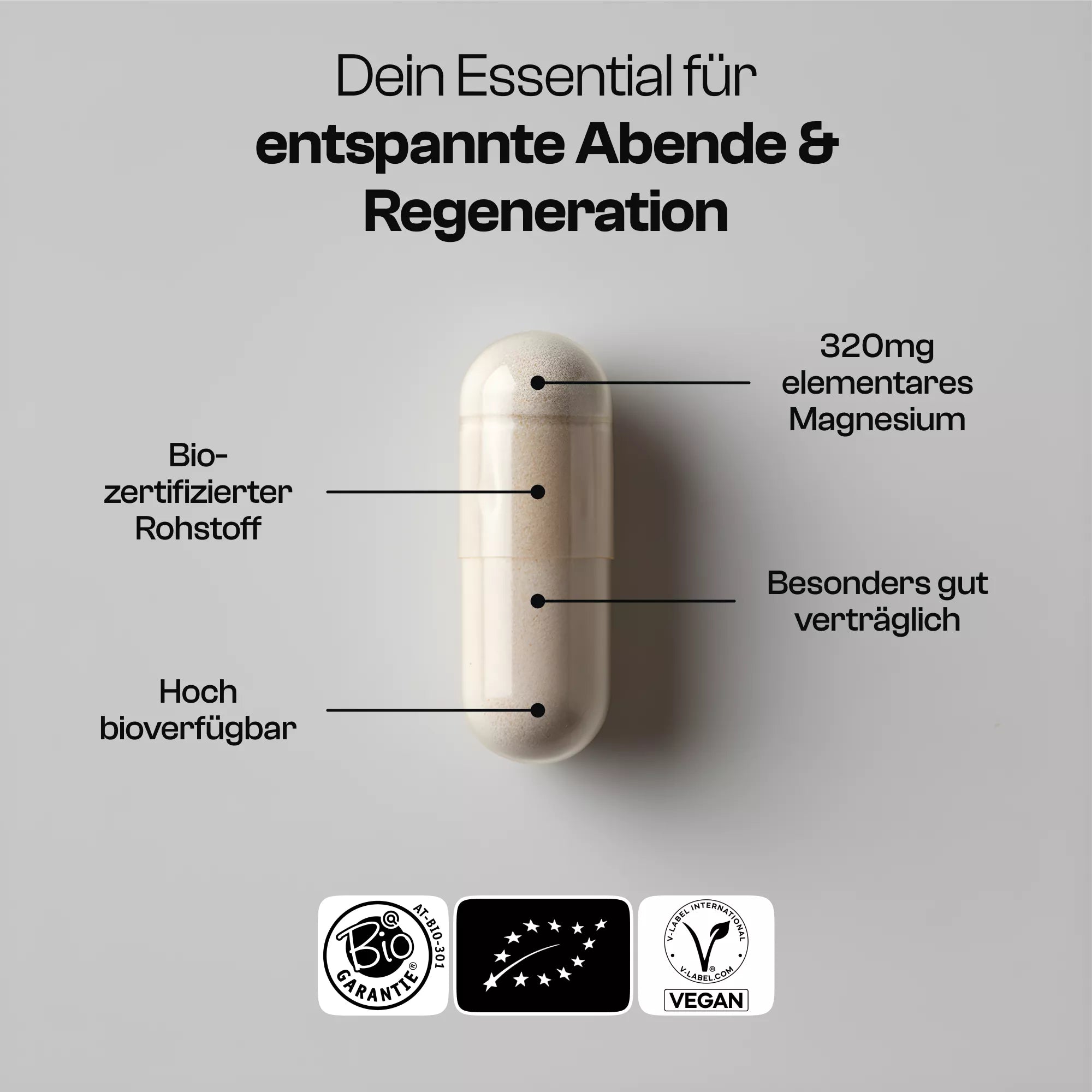 Magnesiumbisglycinat Kapseln